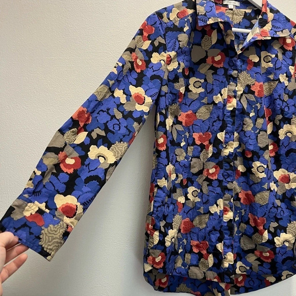 Tyler Boe 100% Cotton Button Up Top - Picture 2 of 7